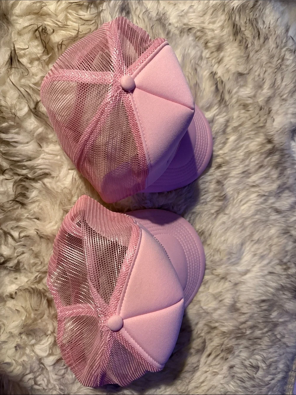 New 2 Love Bow Pink Happi Hats Trucker Hat Best Friend Sisters Surf Embroidered